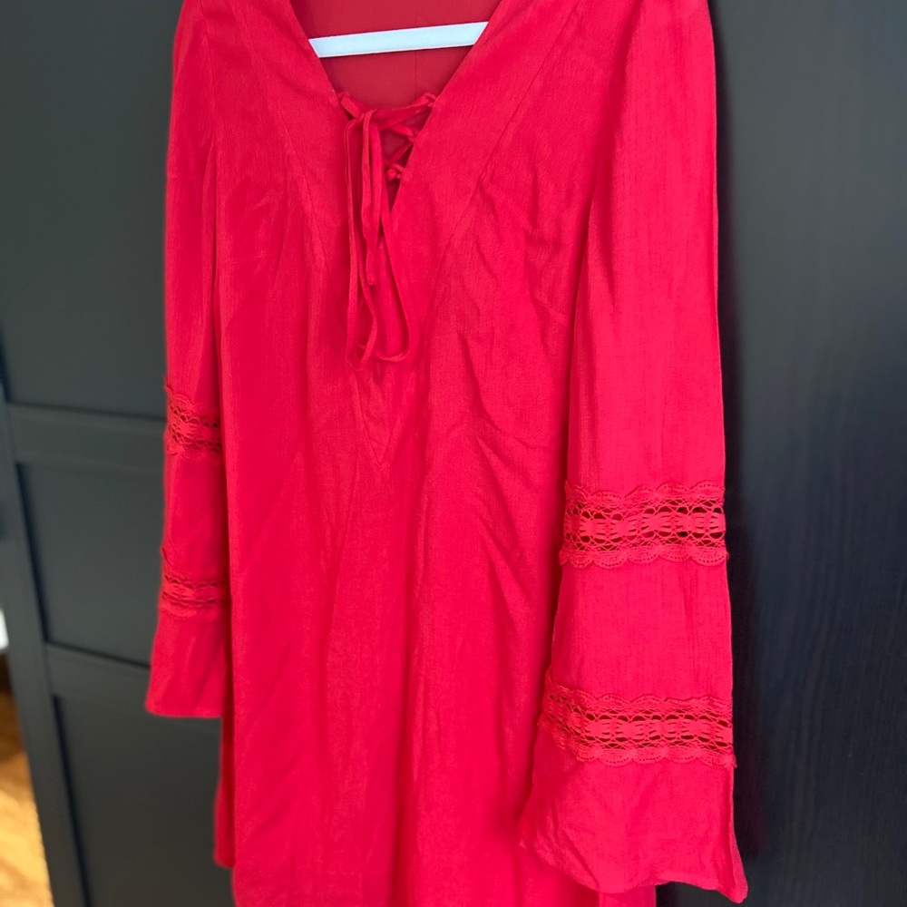 ❗️3/$15❗️ 1. State Bell Sleeve Dress - Picture 4 of 6